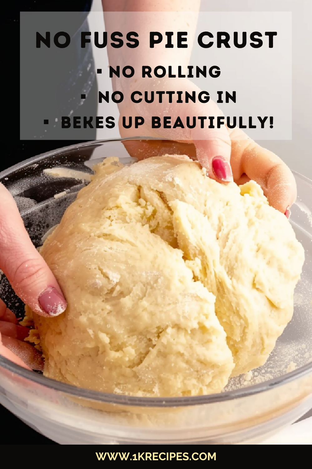 "Unlock the secret to perfect pies with our no-fuss pie crust recipe. Easy, delicious, and foolproof, this is the only recipe you’ll ever need. Pin it now for your next baking adventure!