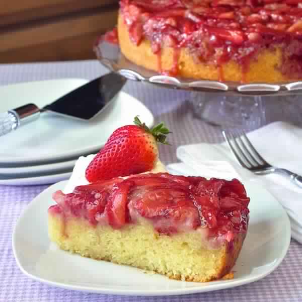 resh Strawberry Upside Down Cake