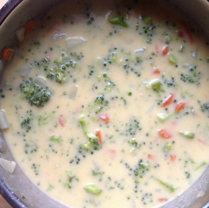 Broccoli Cheese and Potato Soup