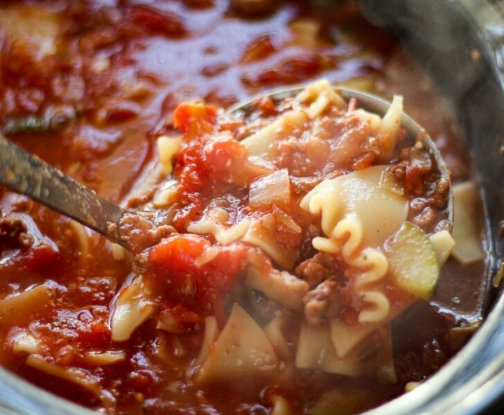 Crockpot Lasagna Soup Recipe
