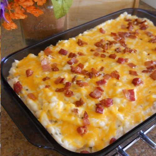 Twice Baked Potato Casserole - Nine Recipes