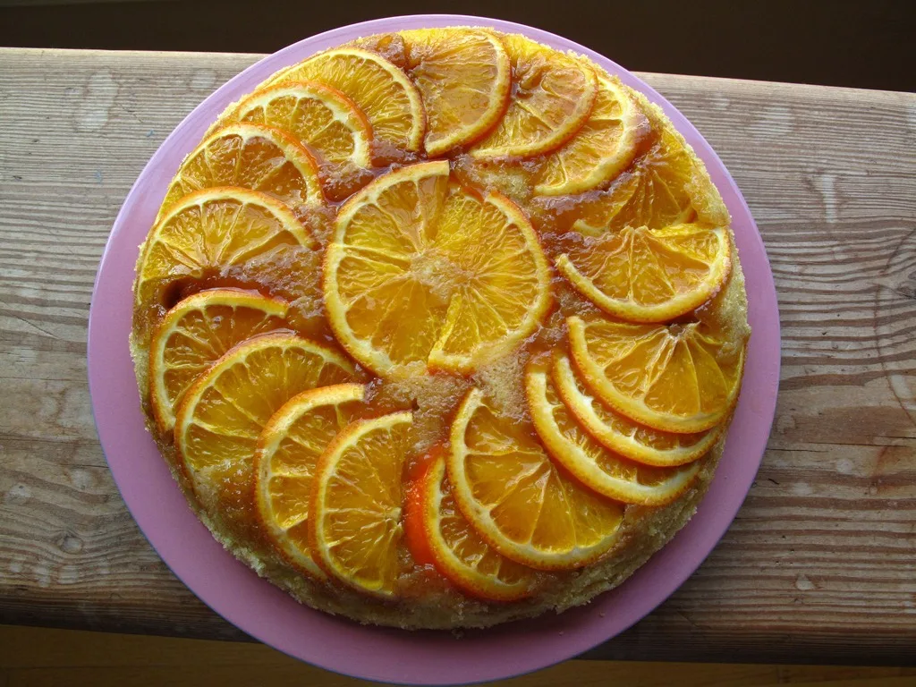 Tangerine Upside Down Cake