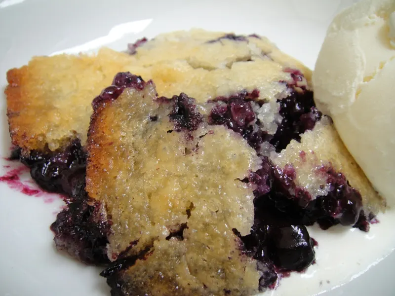 Blueberry Cobbler Recipe with Biscuit Topping