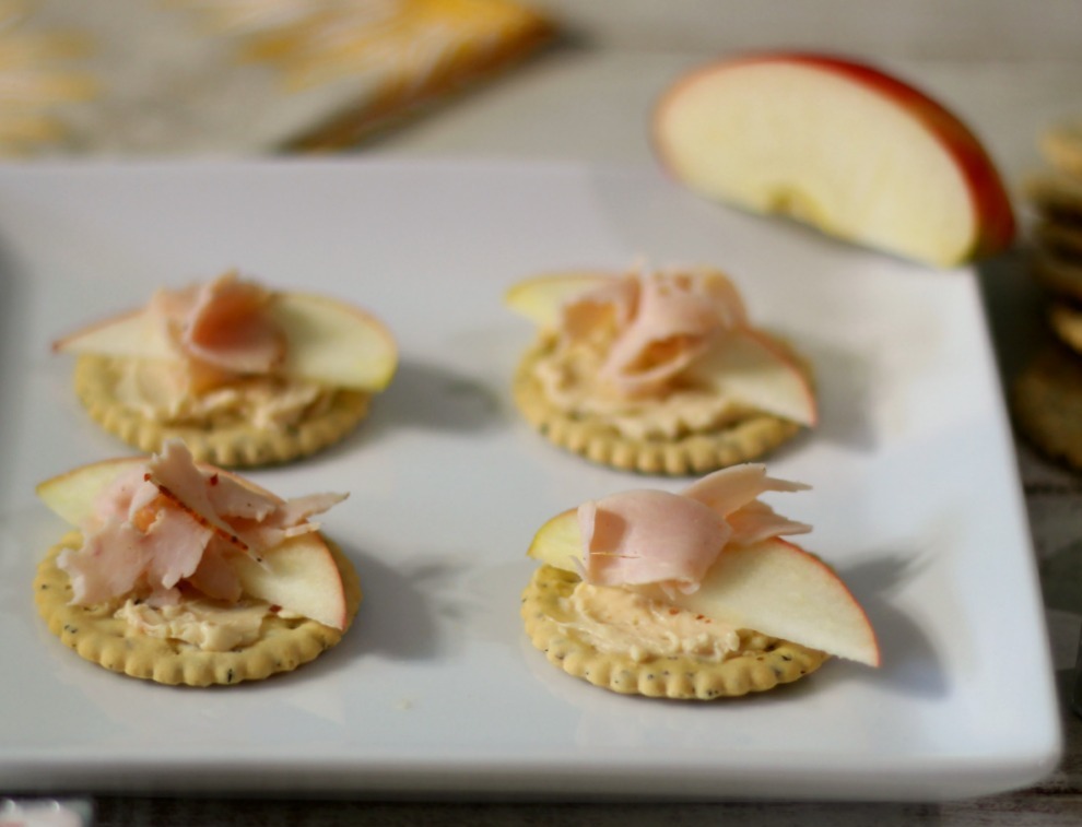 Ritz Turkey Toppers with Apple and Cranberry