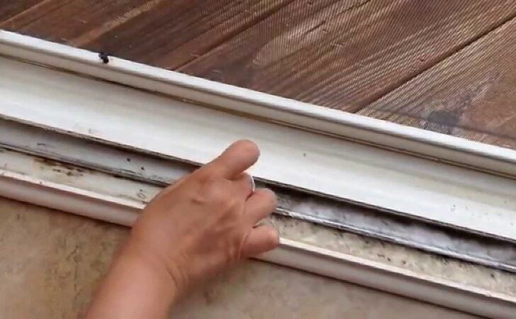 Here Is the Fastest and Easiest Way to Clean Nasty Window and Sliding Door Tracks