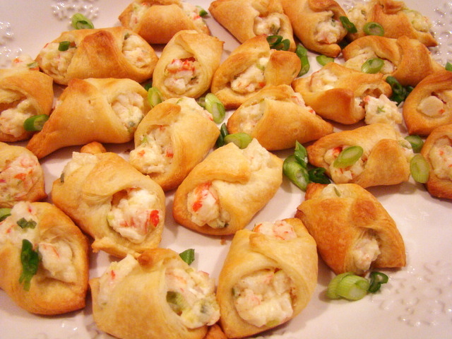 Crab Cheese Filled Crescent Rolls