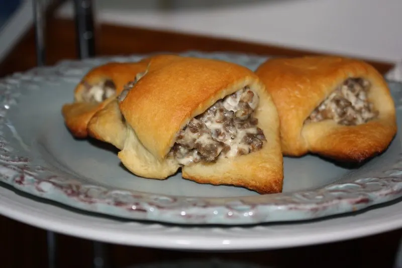 Cream Cheese and Sausage Rolls
