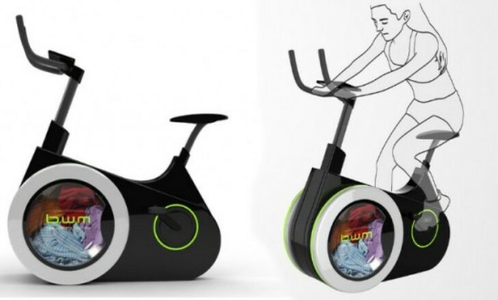 Wash Your Clothes And Exercise At The Same Time With This New BIKE WASHING MASHINE!