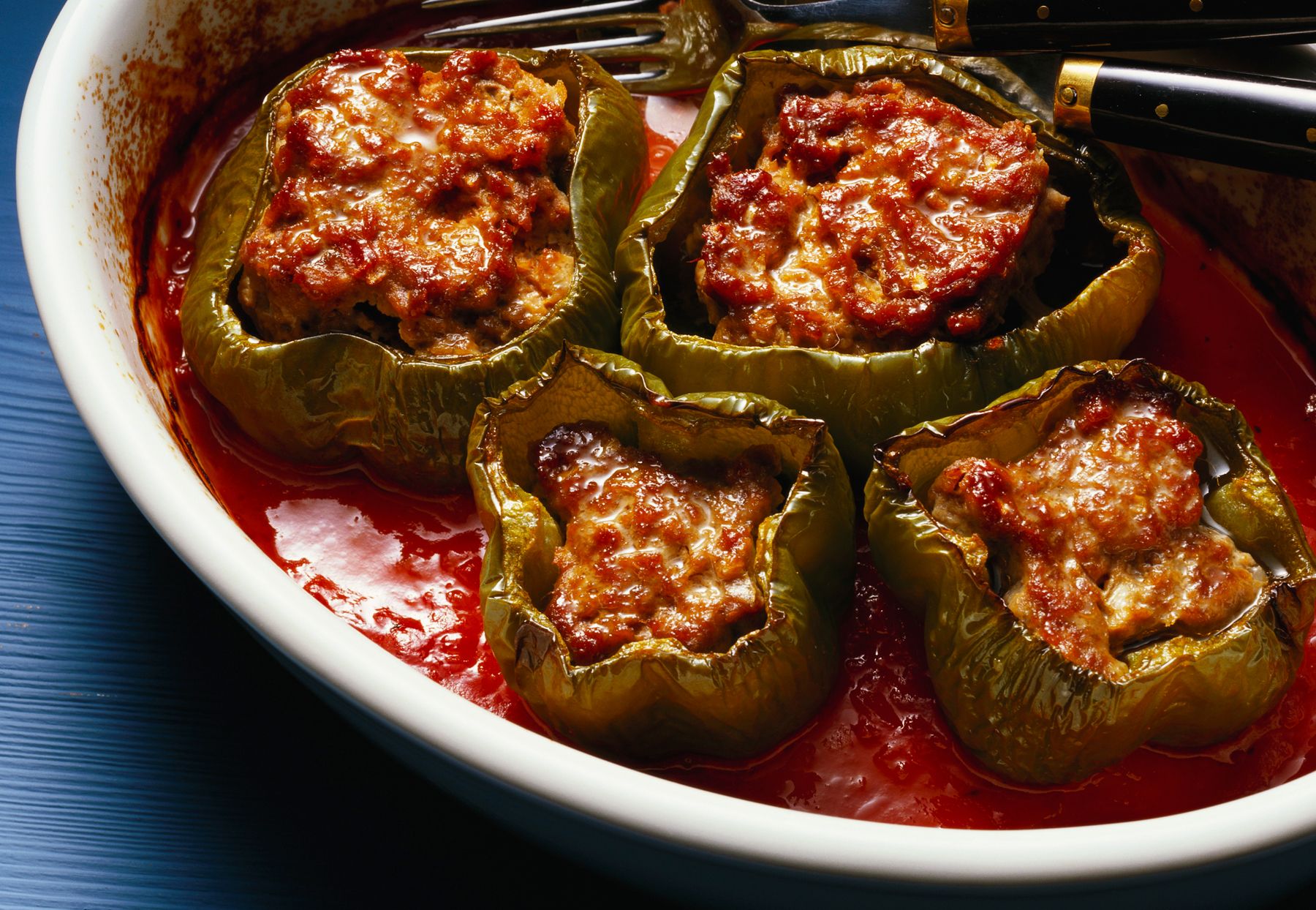 Flavorful and Meaty Stuffed Green Peppers