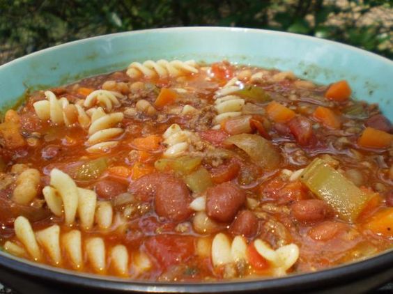 Olive Garden Pasta E Fagioli Soup in a Crock Pot Copycat 1