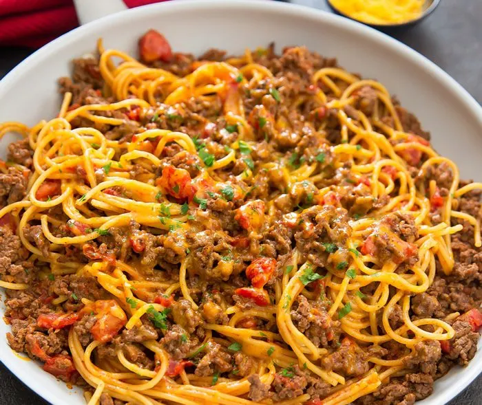 Taco Spaghetti Recipe – Easy dish to make for your family and friends!