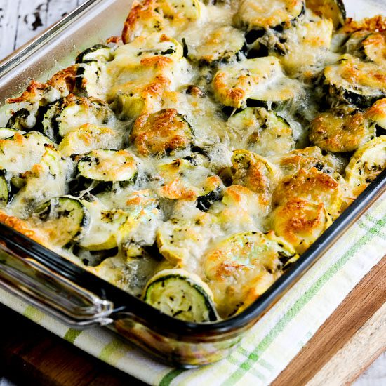 Easy Cheesy Zucchini Bake - Nine Recipes