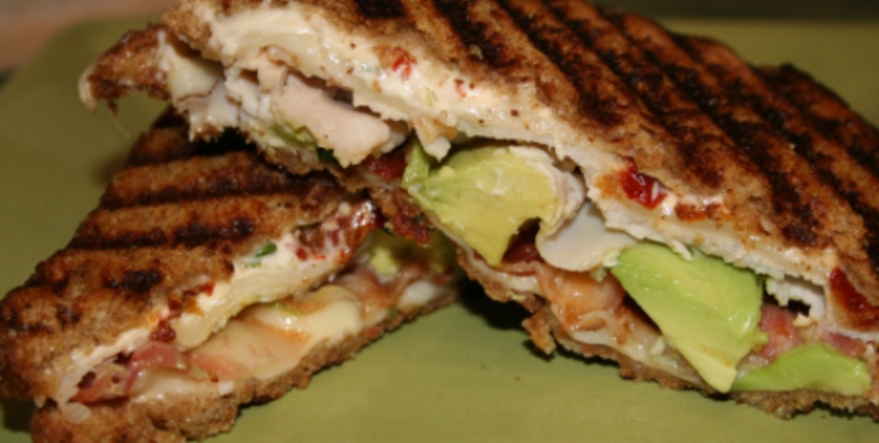 Turkey and Bacon Panini with Chipotle Mayonnaise