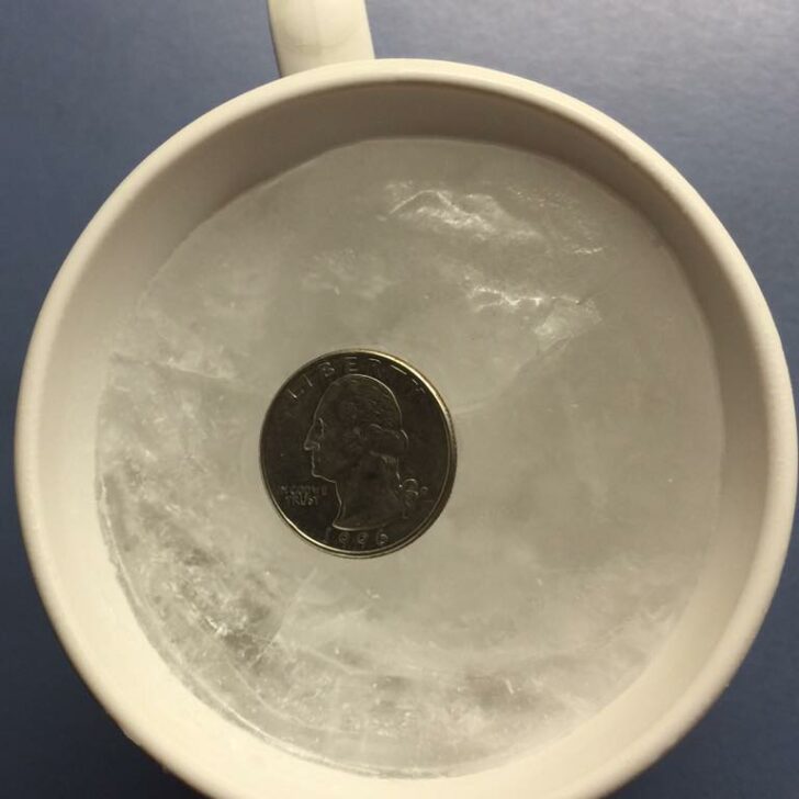If You Are Going On Vacation, Put a Quarter On a Cup of Ice. Here’s Why!