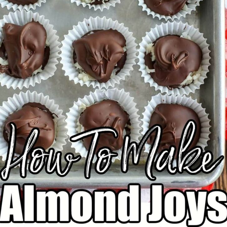Homemade Dark Chocolate Almond Joy Candy Bars