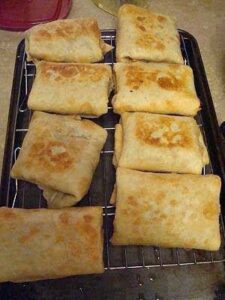 Easy Baked Chicken Chimichangas Recipe - Nine Recipes