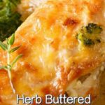 Baked Chicken With Herb Butter Sauce