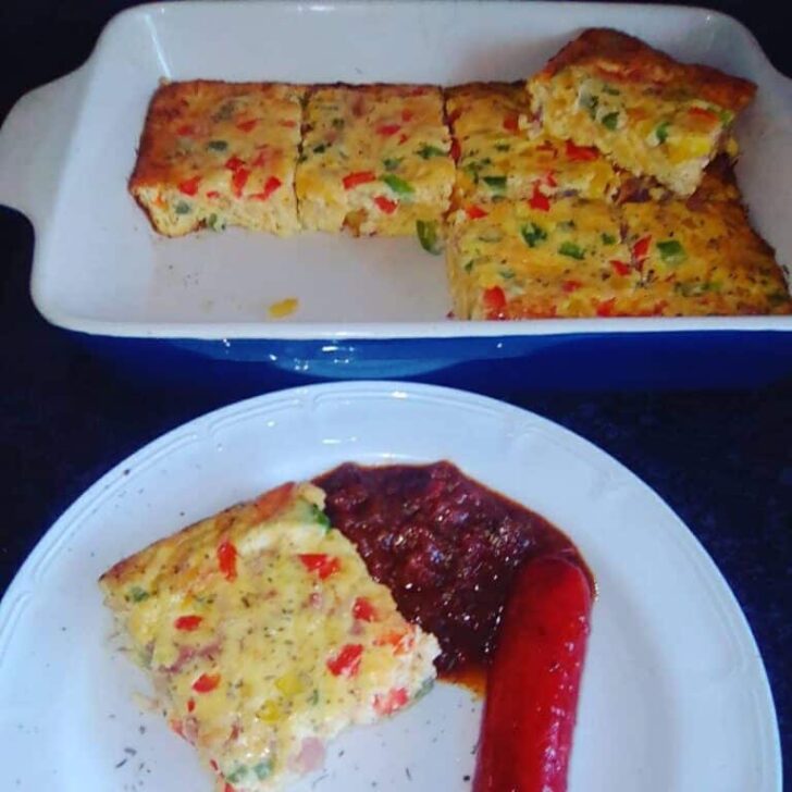 BAKED OMELETTE, SHATINI, RUSSIAN FROM CHESTER BUTCHERY