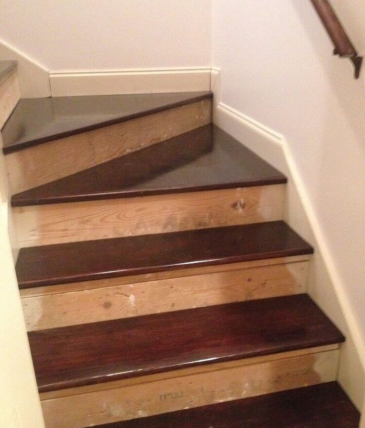 Gorgeous retro-fitted fir treads gleam!