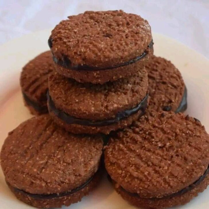 Coconut Chocolate Biscuits