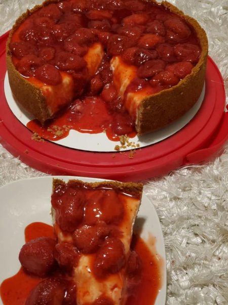 Baked Strawberry Cheesecake Recipe