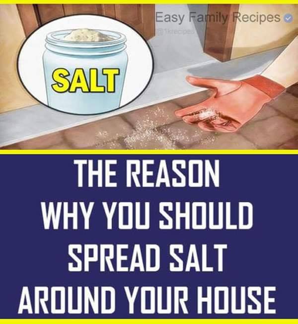 Spreading Salt Around Your House