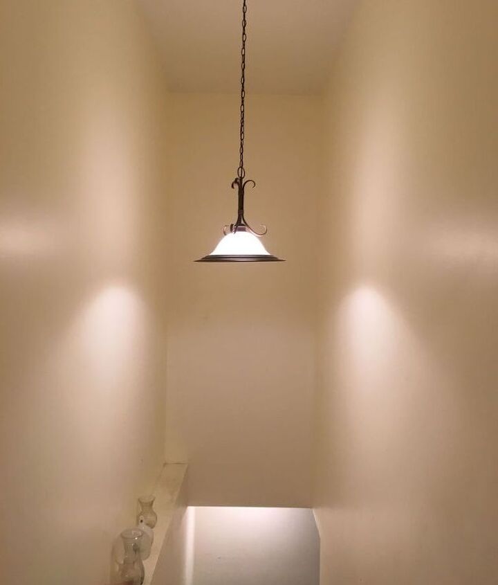 Pendant light moved from dining room