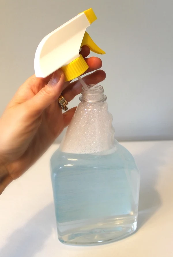 Save money and make your own homemade daily shower cleaner spray - so simple and it works great!