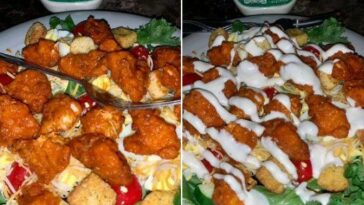 Fried Buffalo Chicken Salad Recipe