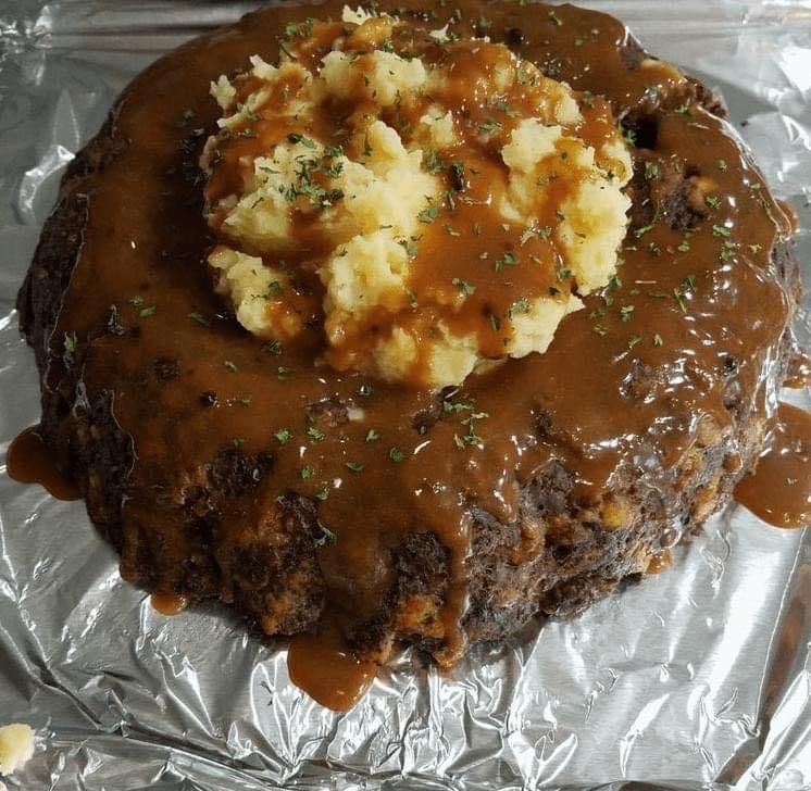 Stuffed Meatloaf on the Stovetop