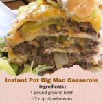 Instant Pot Big Mac Casserole