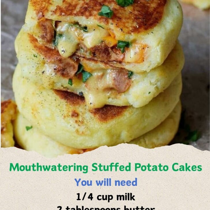 Mouthwatering Stuffed Potato Cakes