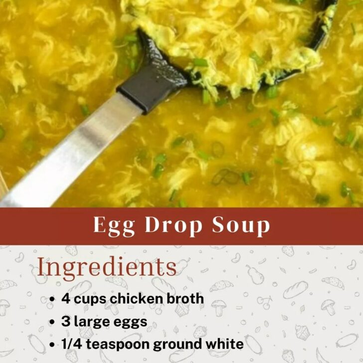 Savor a bowl of Classic Egg Drop Soup