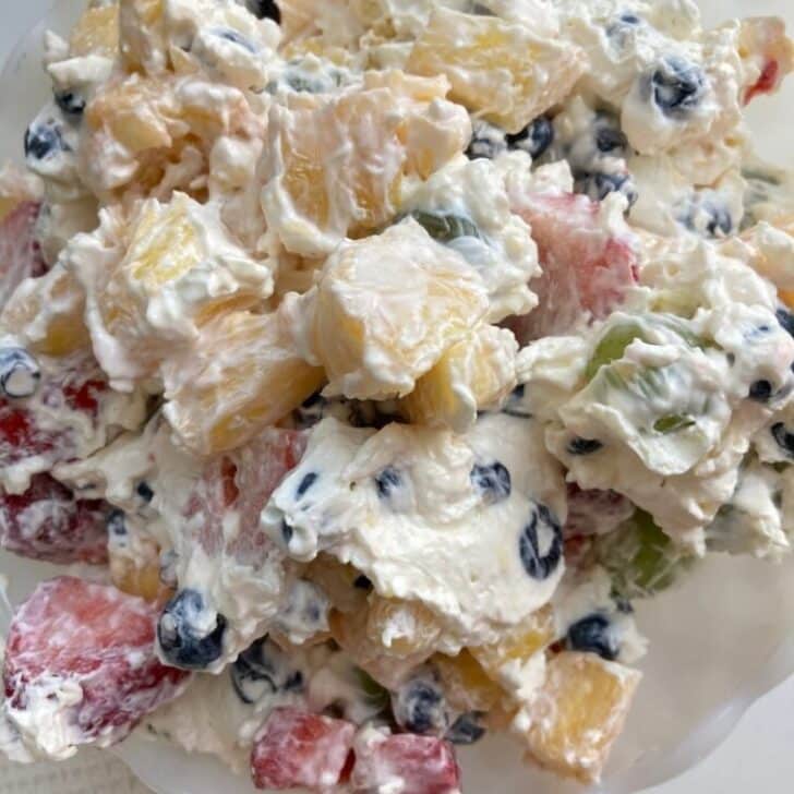 Cheesecake Fruit Salad  Recipe