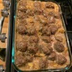 Swedish Baked Meatballs with Noodles