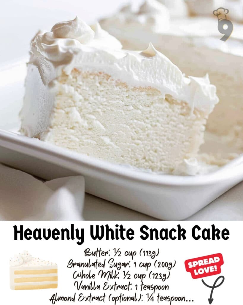 Easy White Snack Cake Recipe - A Delight in Every Bite