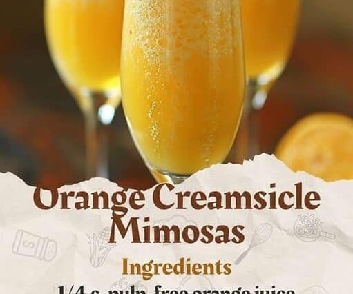 Orange Creamsicle Mimosas