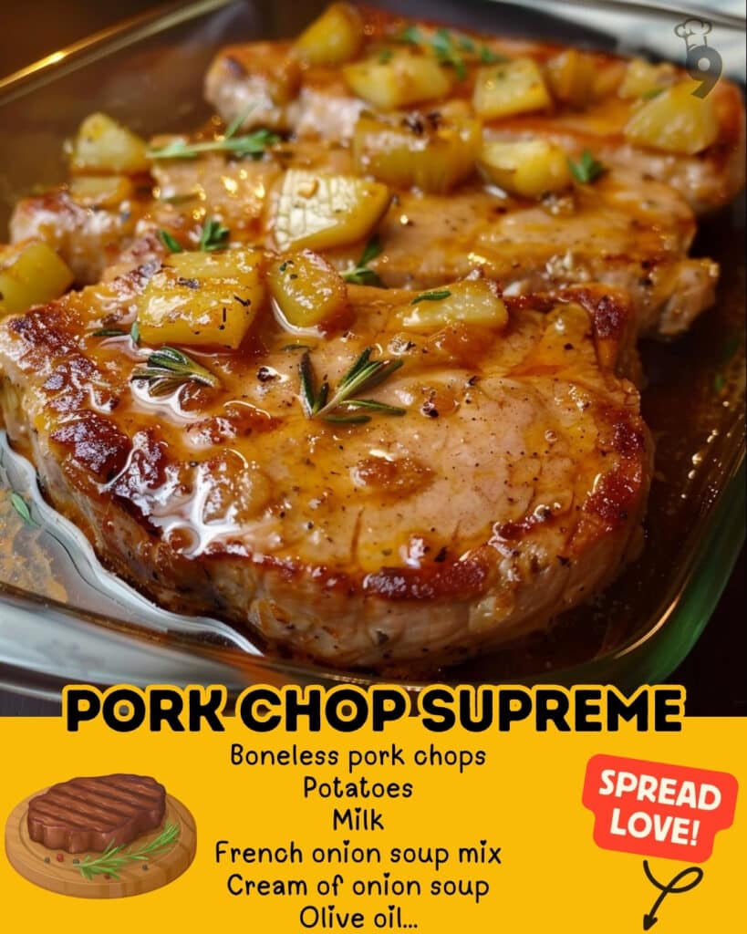 Pork Chop Supreme Pinterest Pin