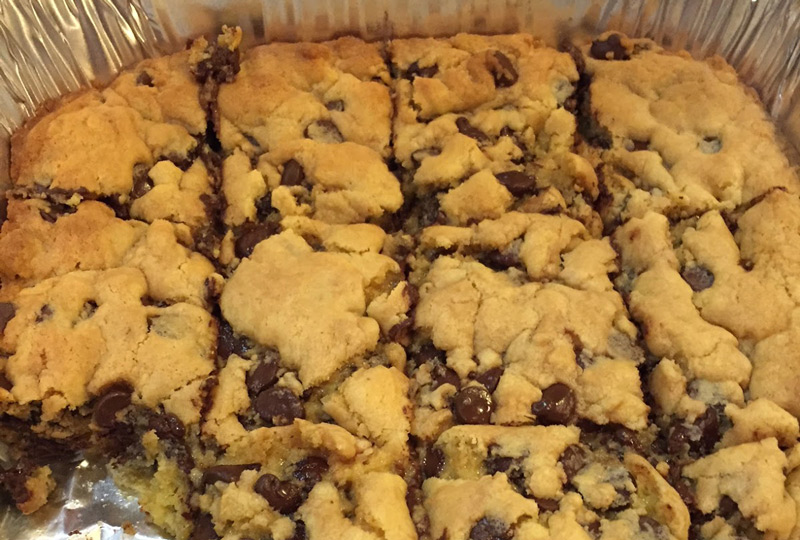 Lazy Chocolate Chip Cookie Bars – Nine Recipes