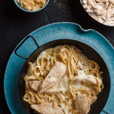 Creamy Chicken Pasta 3 gourmand56