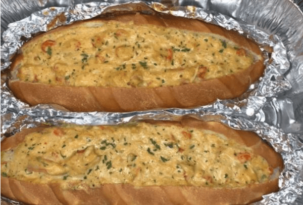 Seafood Appetizer Bread with Crab and Shrimp
