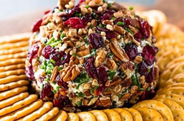 CRANBERRY PECAN CHEESEBALL