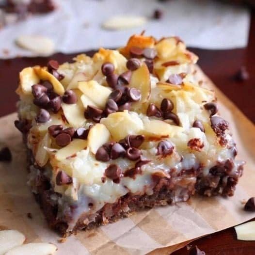 Almond Joy Magic Cookie Bars