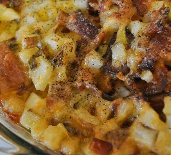 Mississippi Mud Cheesy Potatoes