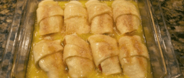 Peach Roll Up Dessert
