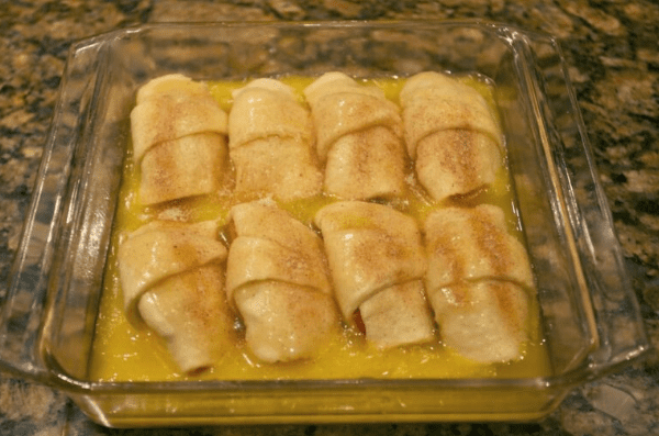 Peach Roll Up Dessert