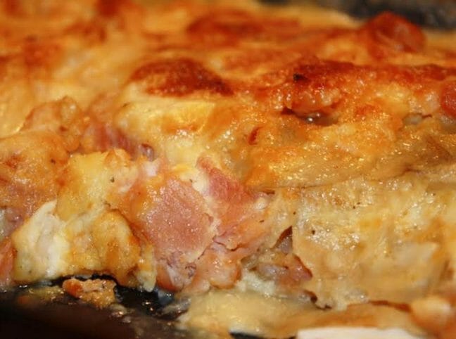 Homemade Ham and Scalloped Potatoes