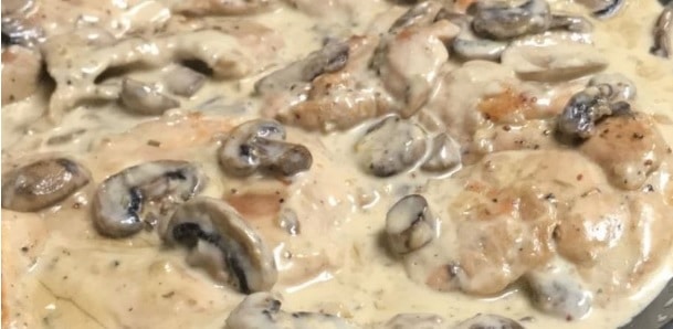 BAKED CHICKEN-FRIED STEAK WITH MUSHROOM GRAVY