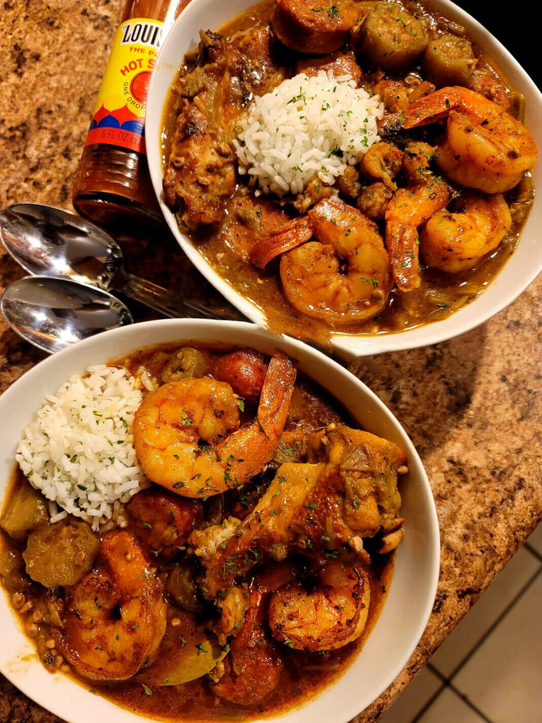 SHRIMP SAUSAGE & POTATO STEW