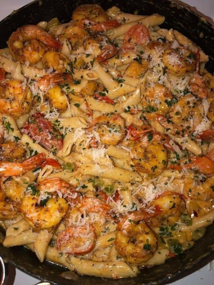 Jerk Shrimp Fettuccine Recipe